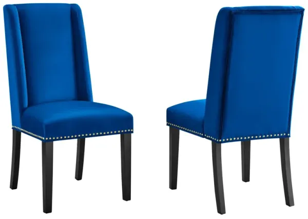 Baron Performance Velvet Dining Chairs - Set of 2
