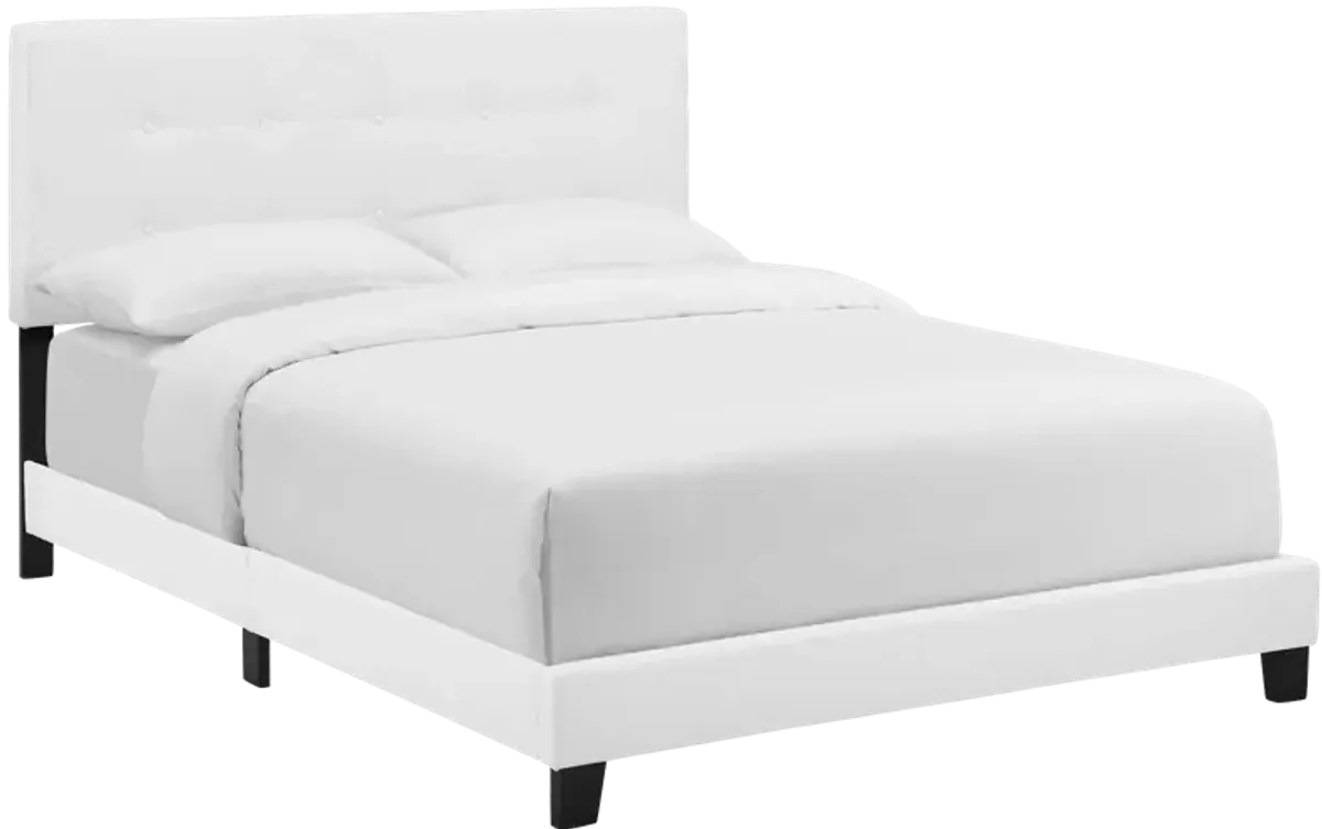 Amira Twin Upholstered Fabric Bed