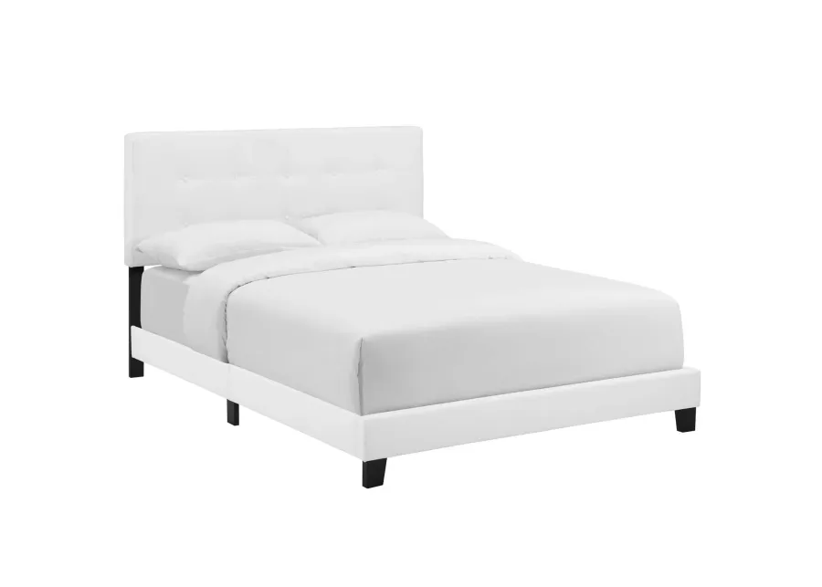 Amira Twin Upholstered Fabric Bed