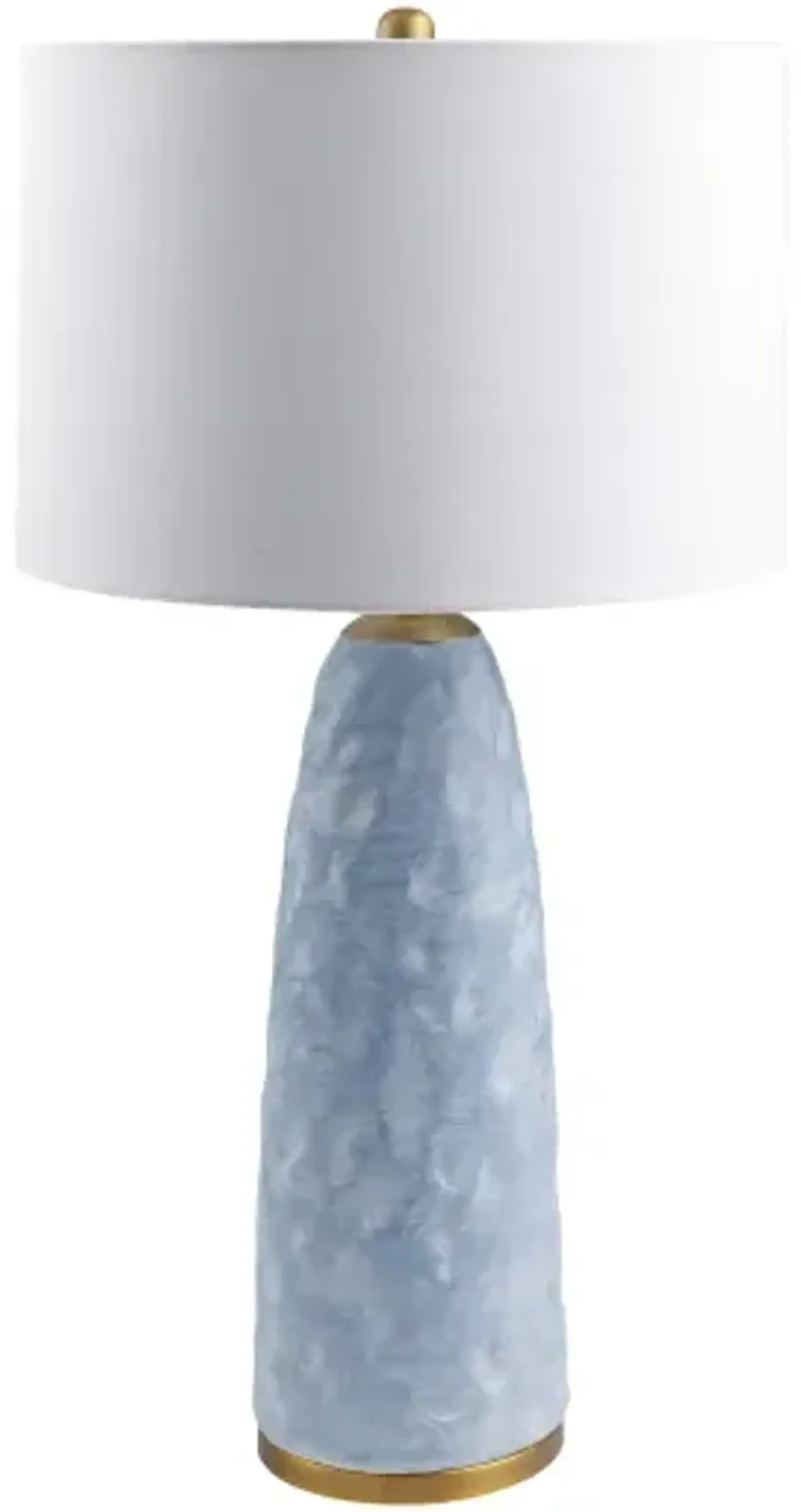 Aqua Bliss AQB-001 28"H x 15"W x 15"D Accent Table Lamp