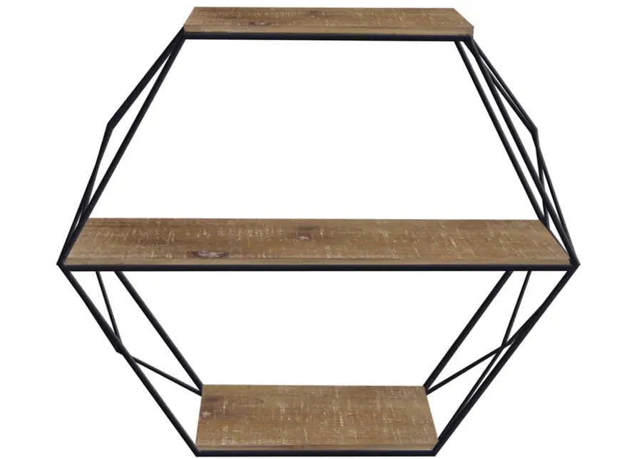  Hexagon Wall Shelf