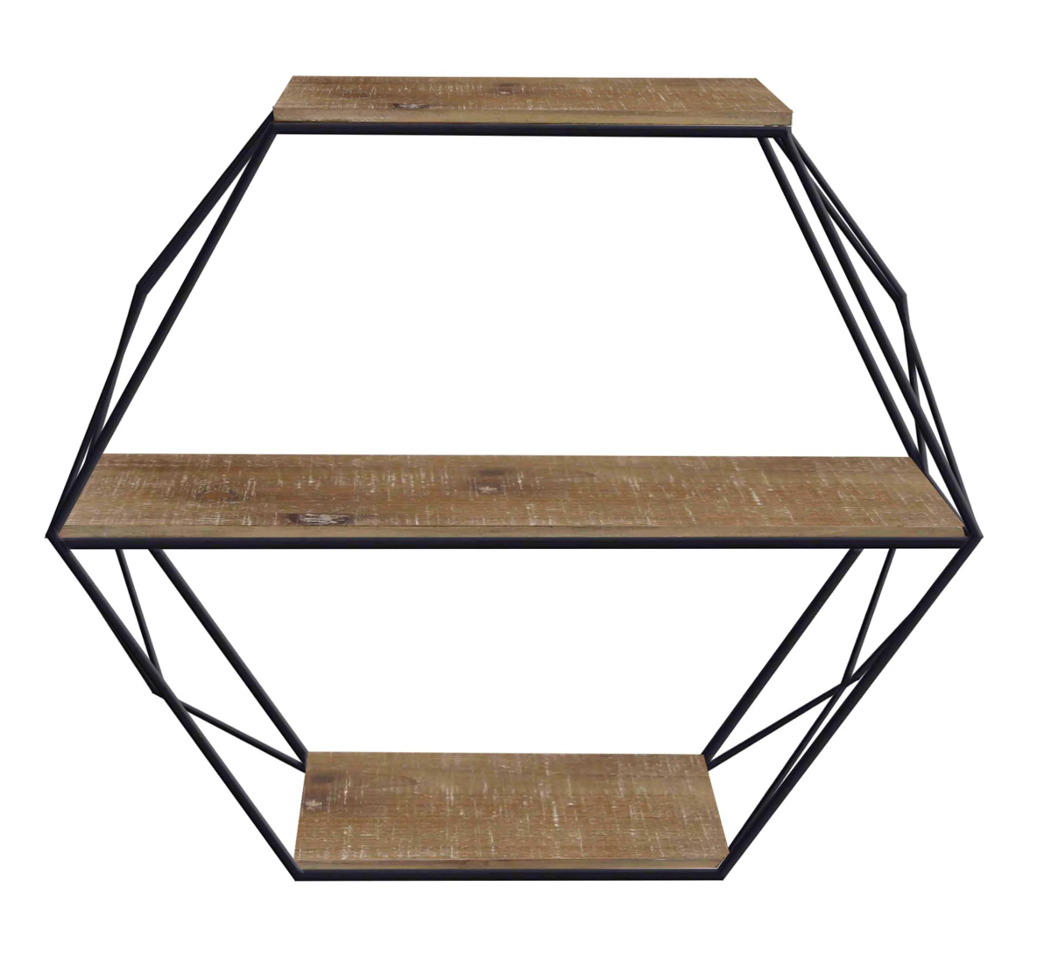  Hexagon Wall Shelf