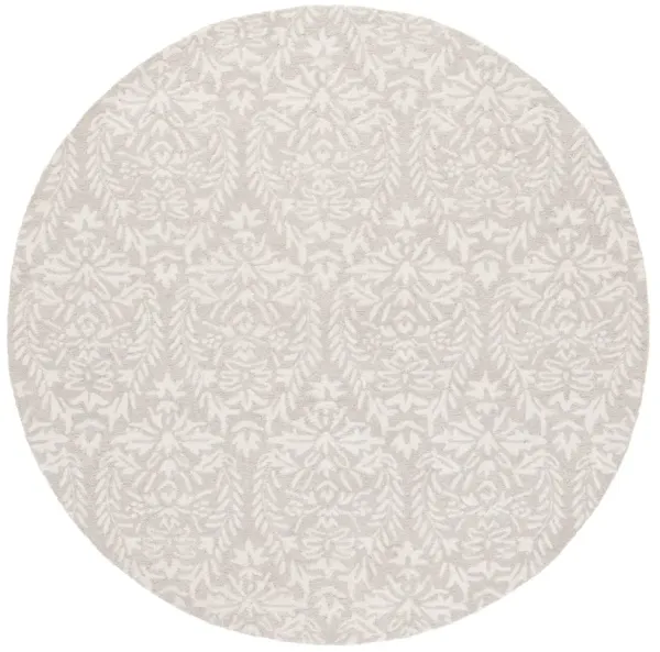 EBONY Hand Tufted 6' x 6' Round area rug