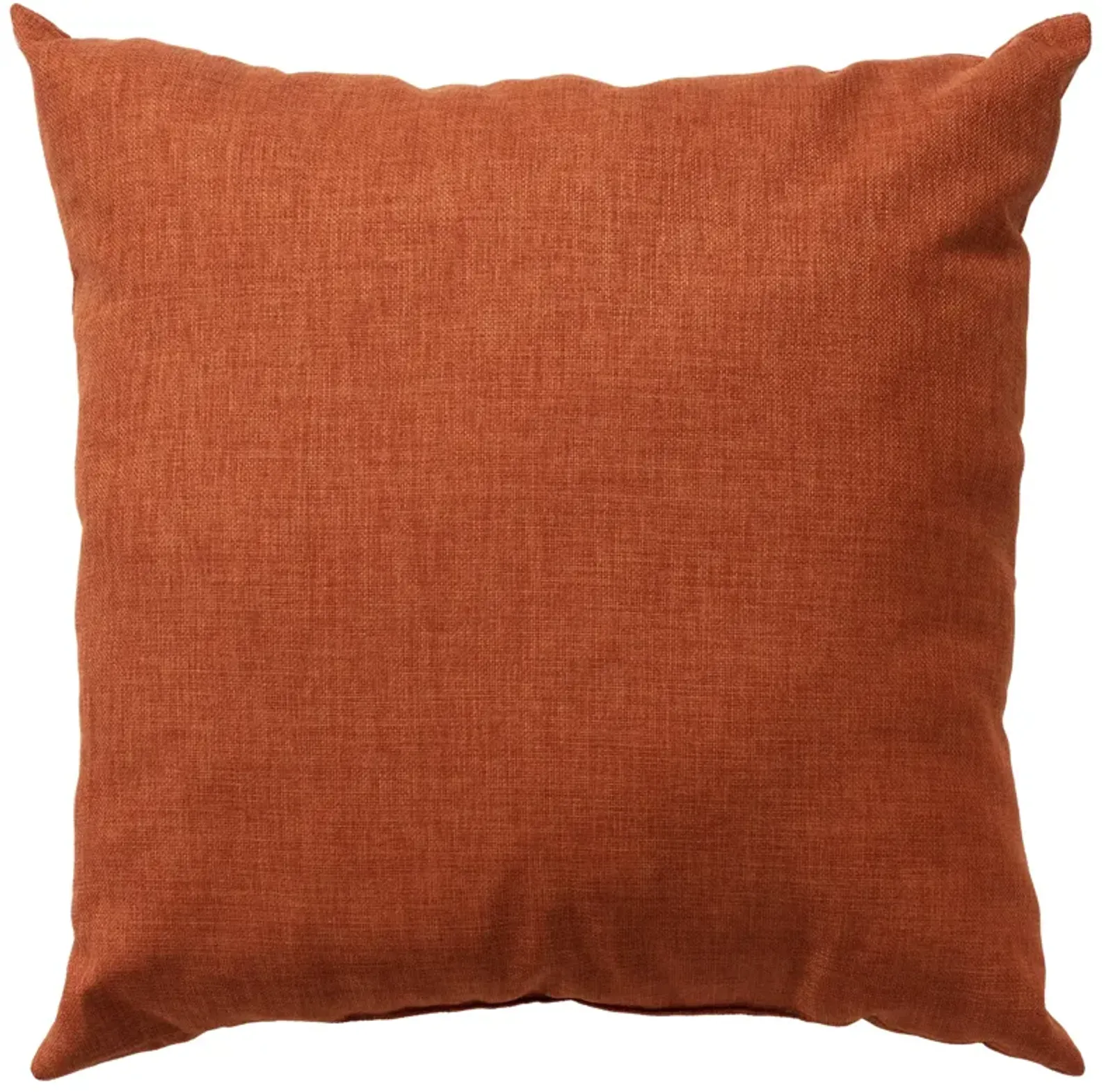 Indoor/Outdoor Solid Orange Pillow