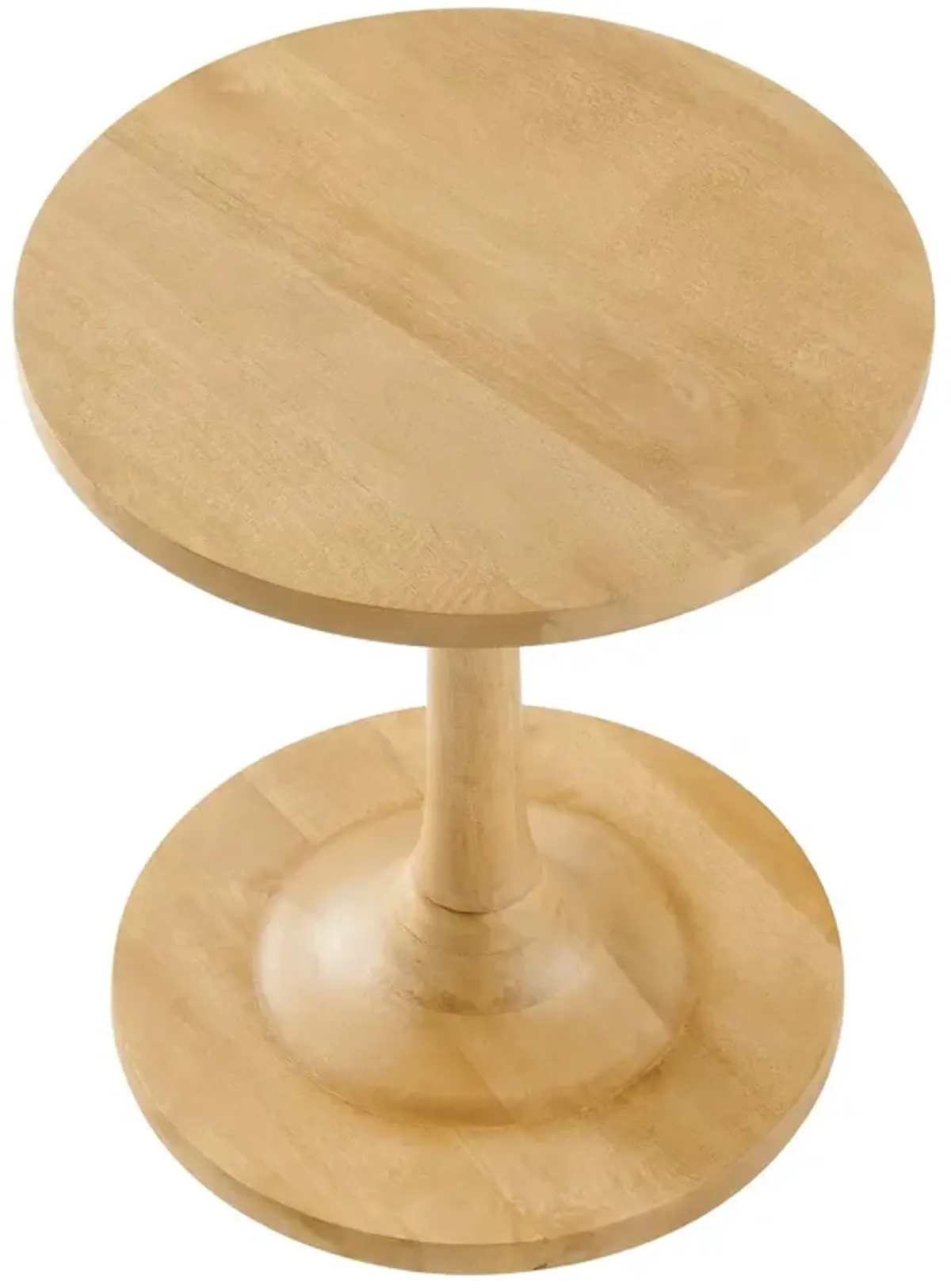 Lina Round Mango Wood Side Table