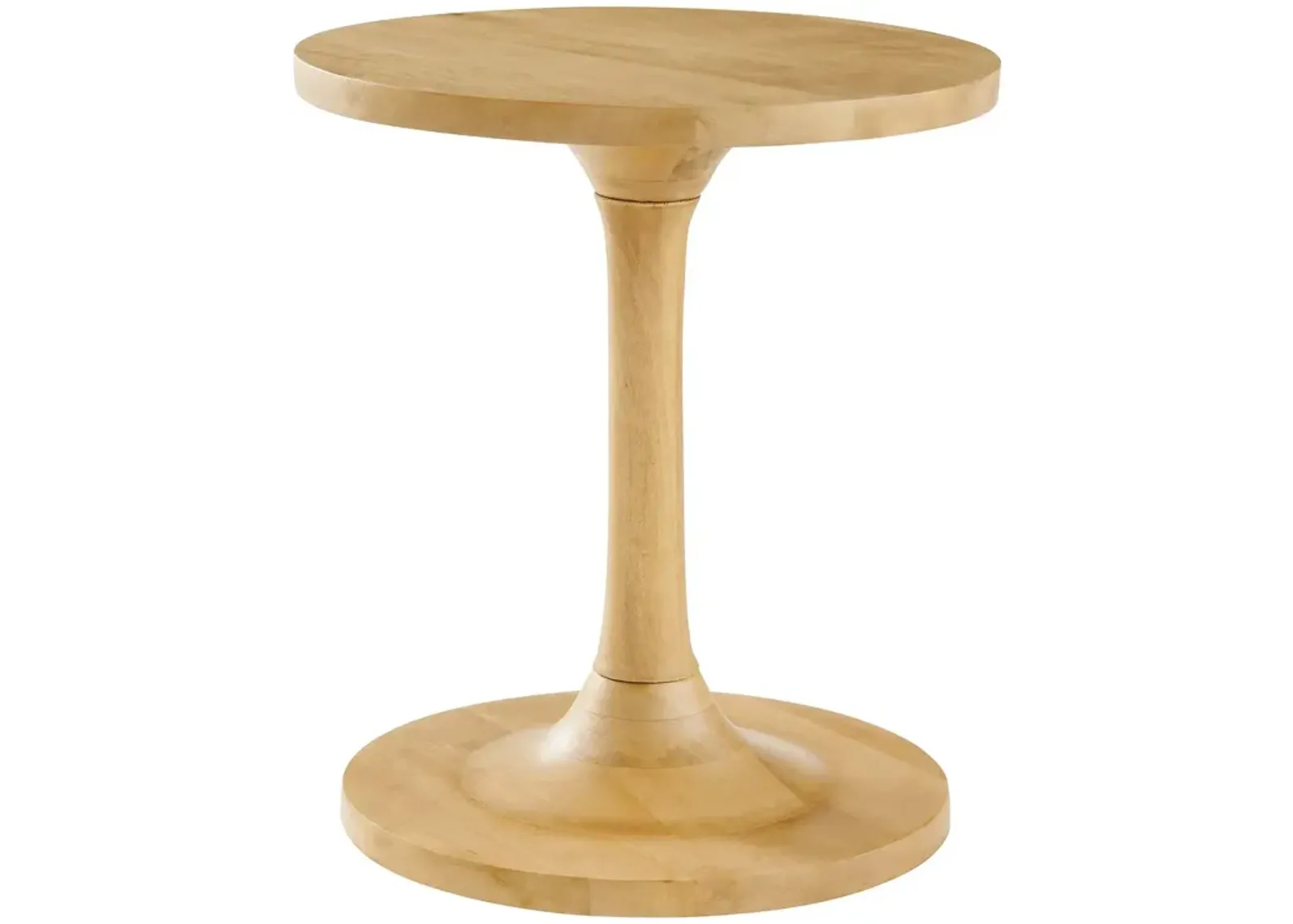 Lina Round Mango Wood Side Table