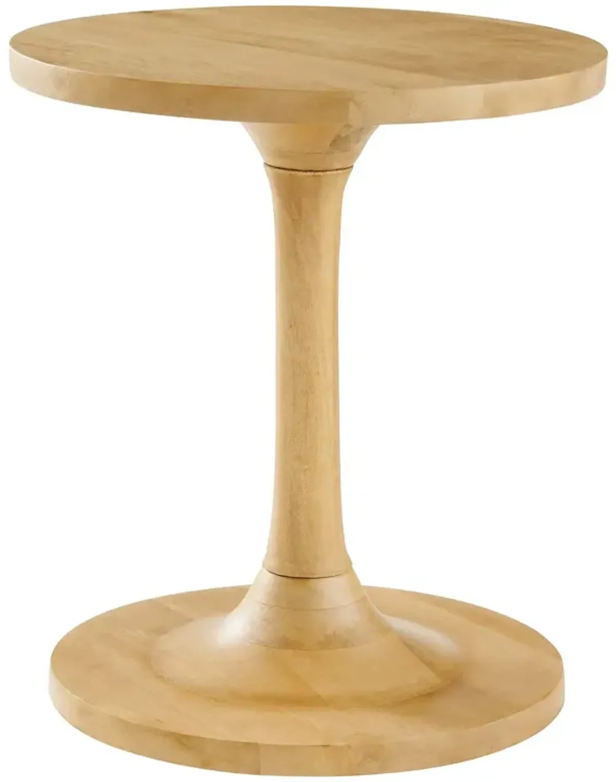 Lina Round Mango Wood Side Table