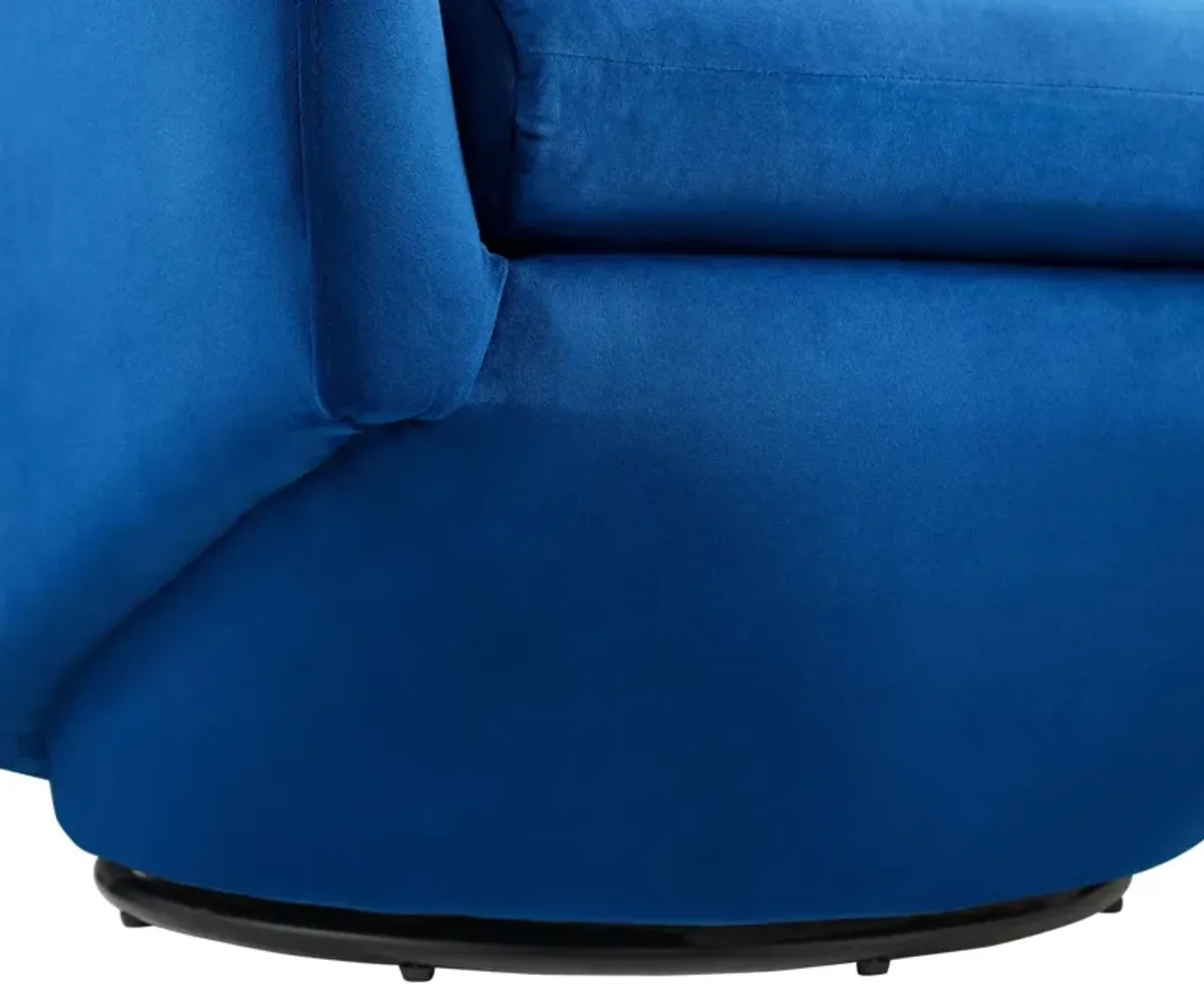 Series Performance Velvet Fabric Swivel Chair