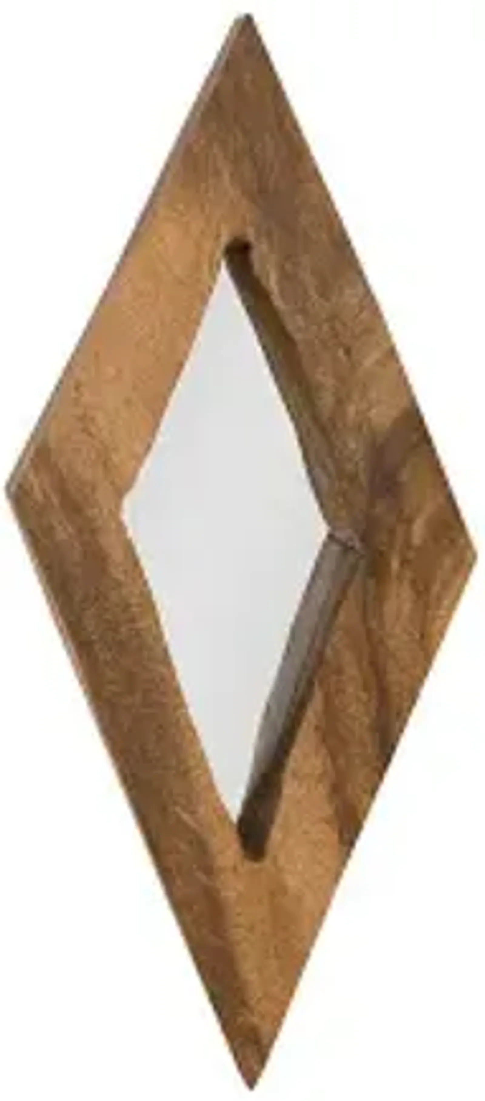 diamond mirror, sm, natural