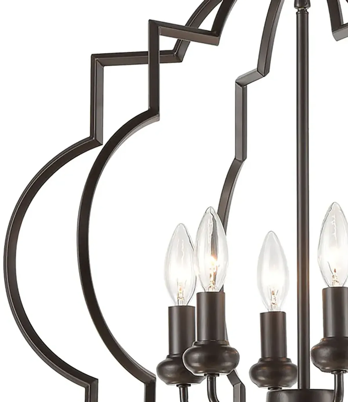 Chandette 22" Wide 6-Light Chandelier - Oil Rubbed Bronze