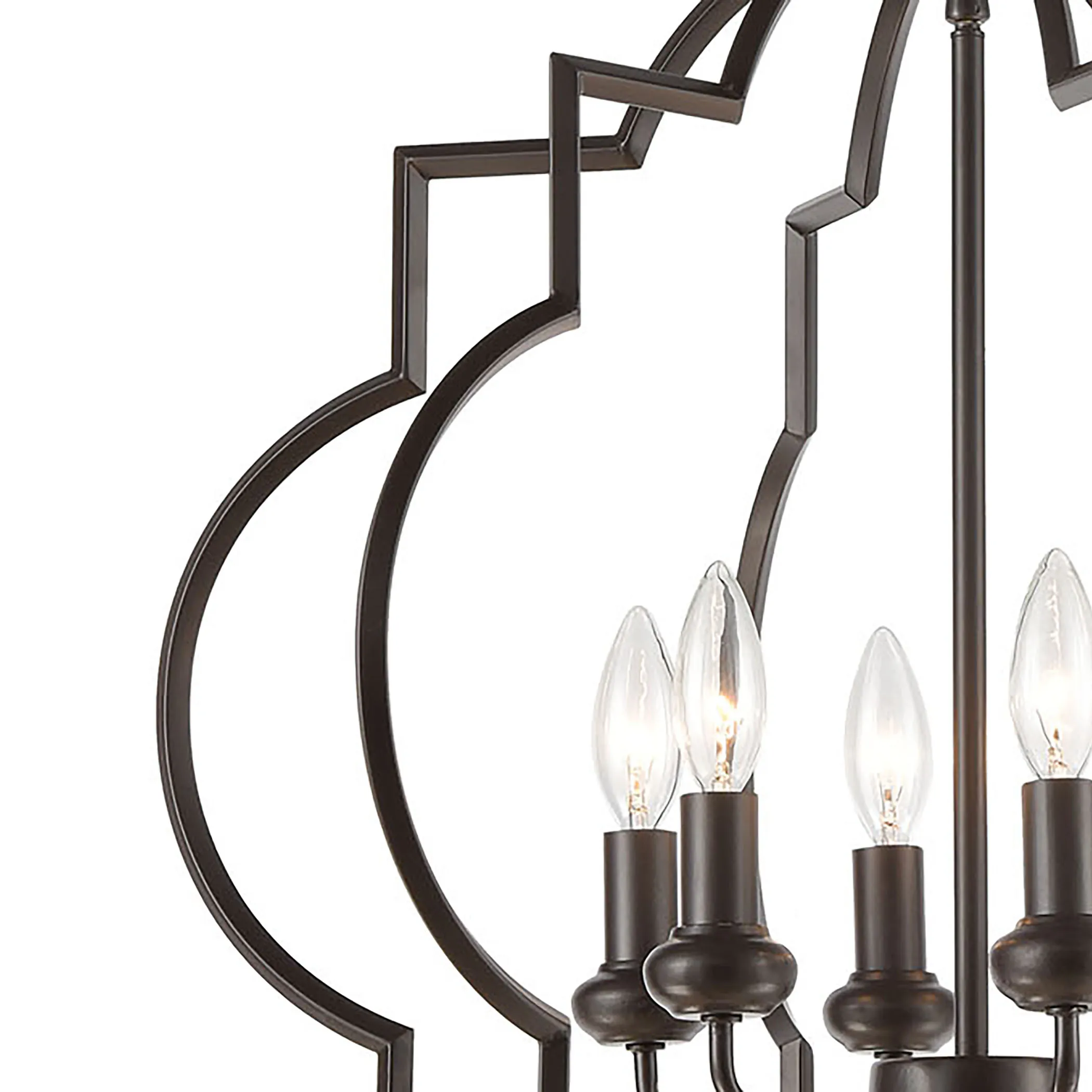 Chandette 22" Wide 6-Light Chandelier - Oil Rubbed Bronze