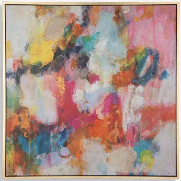 A Colorful Mindset Framed Abstract Art