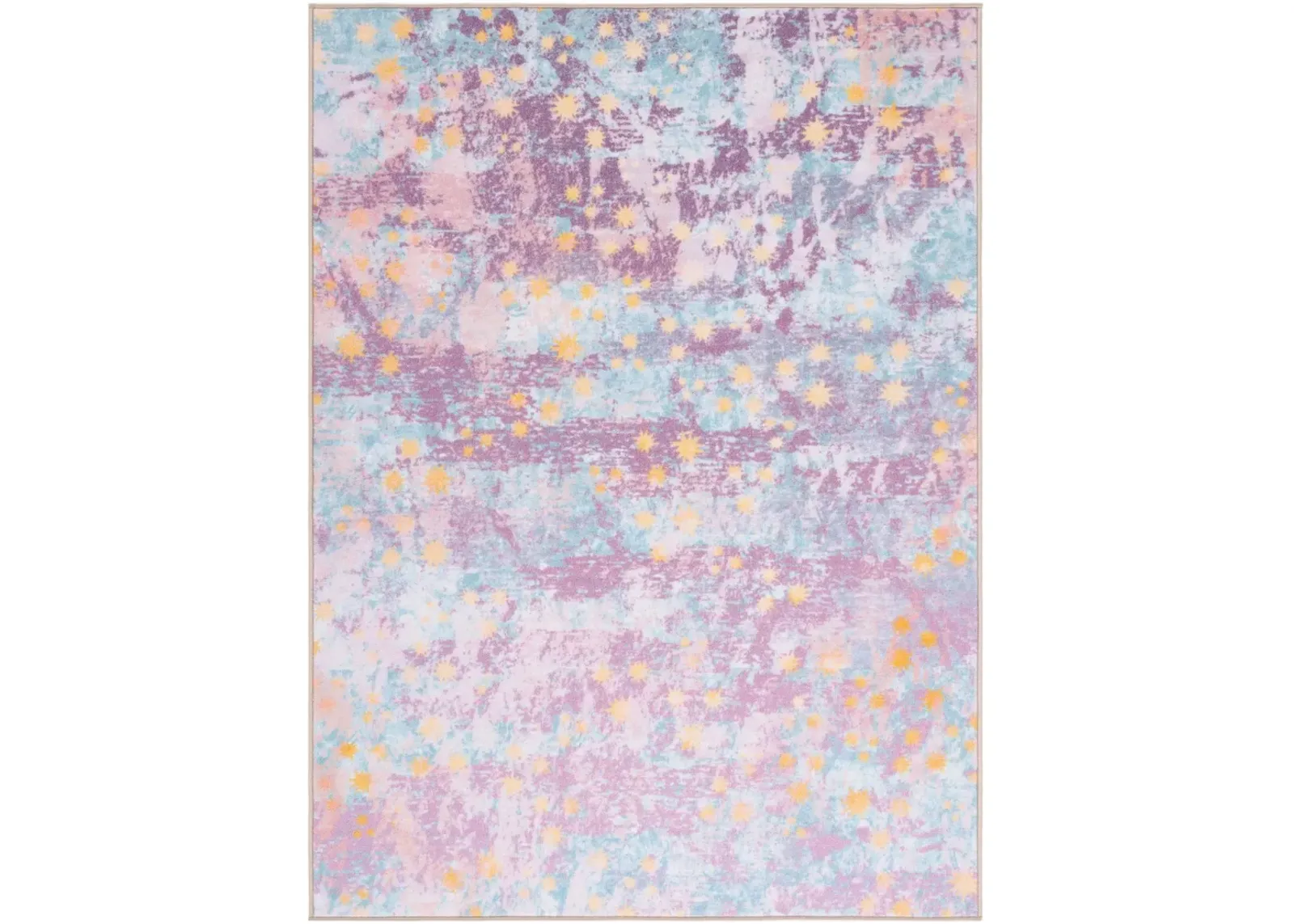 KIDS PLAYHOUSE 257 PURPLE  2'-2' x 4' Accent Rug