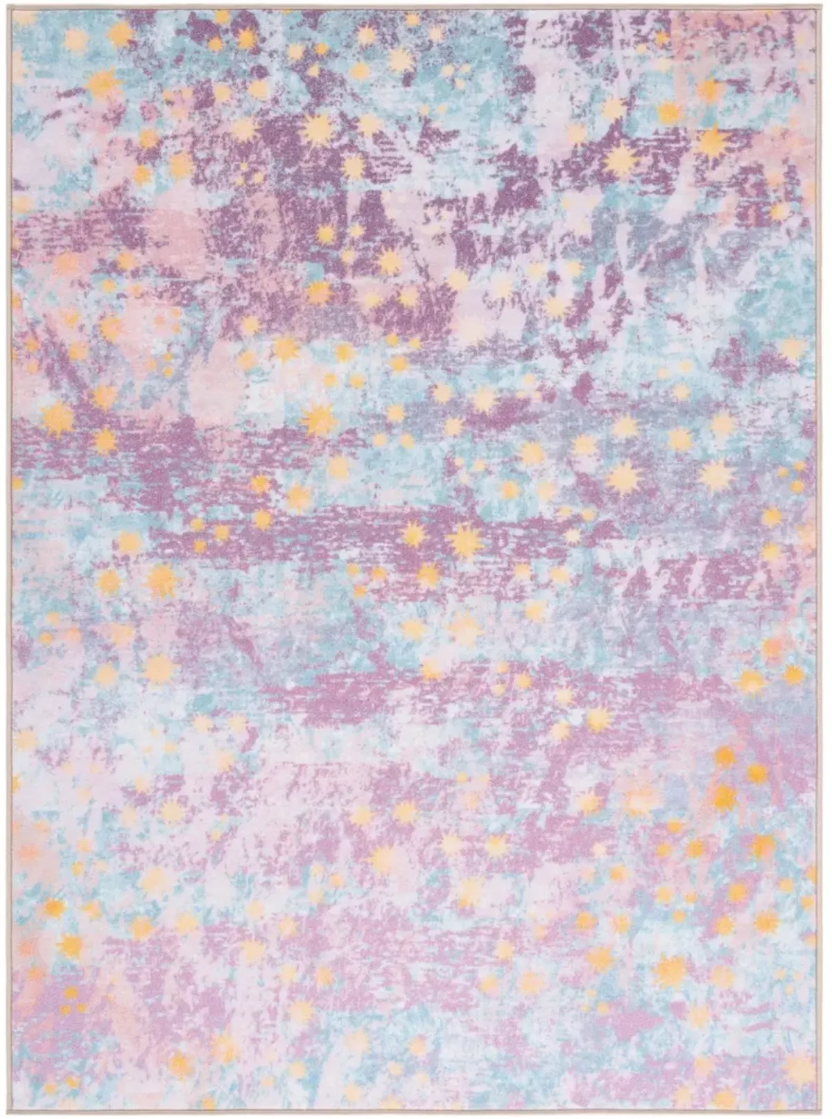 KIDS PLAYHOUSE 257 PURPLE  2'-2' x 4' Accent Rug