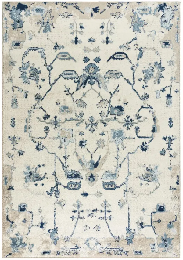 Palace Lt. Blue  Polypropylene  8'0"x9'6" Rectangle Rug