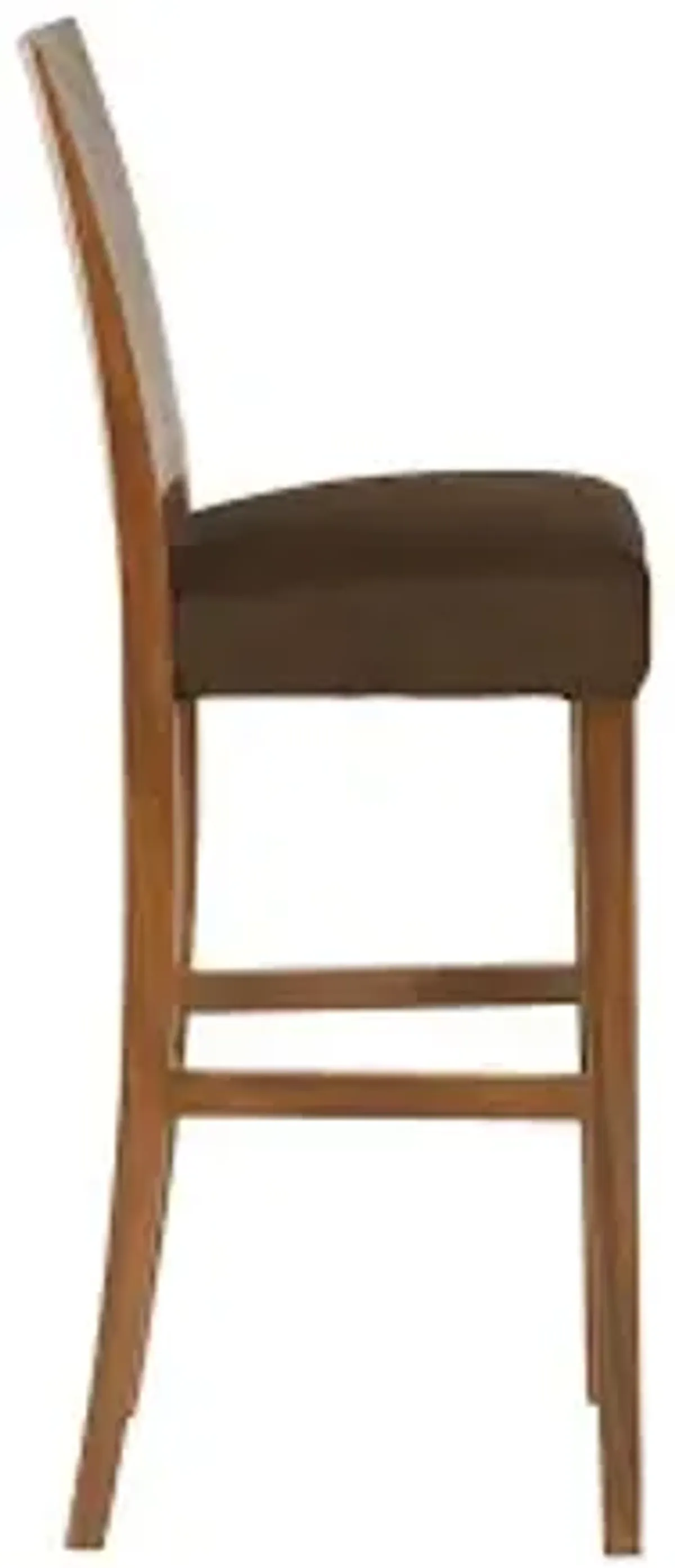 ophelia bar stool, chamcha wood, perfect brown