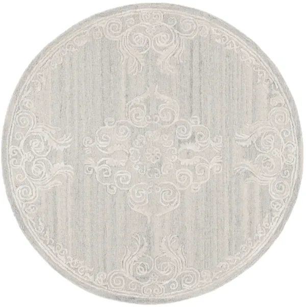 GLAMOUR Hand Tufted 6' x 6' Round area rug