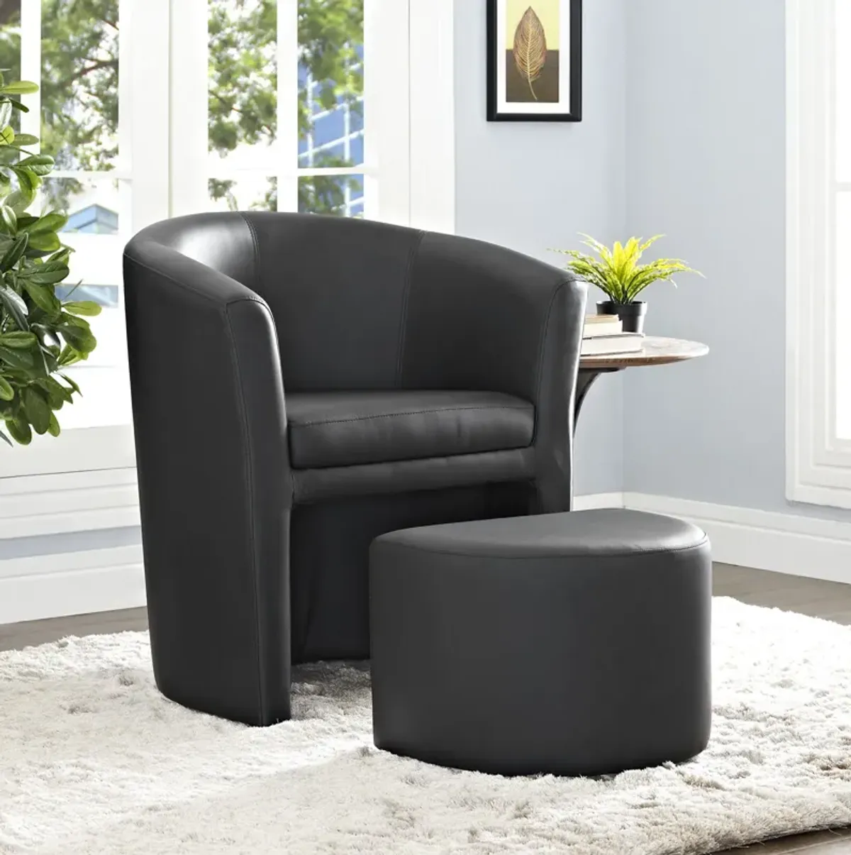 Divulge Armchair and Ottoman