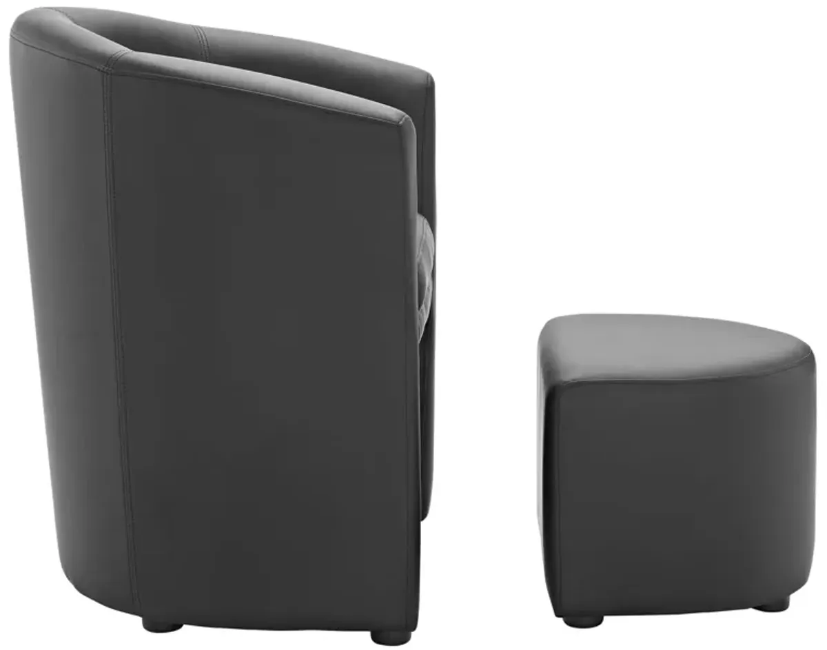 Divulge Armchair and Ottoman