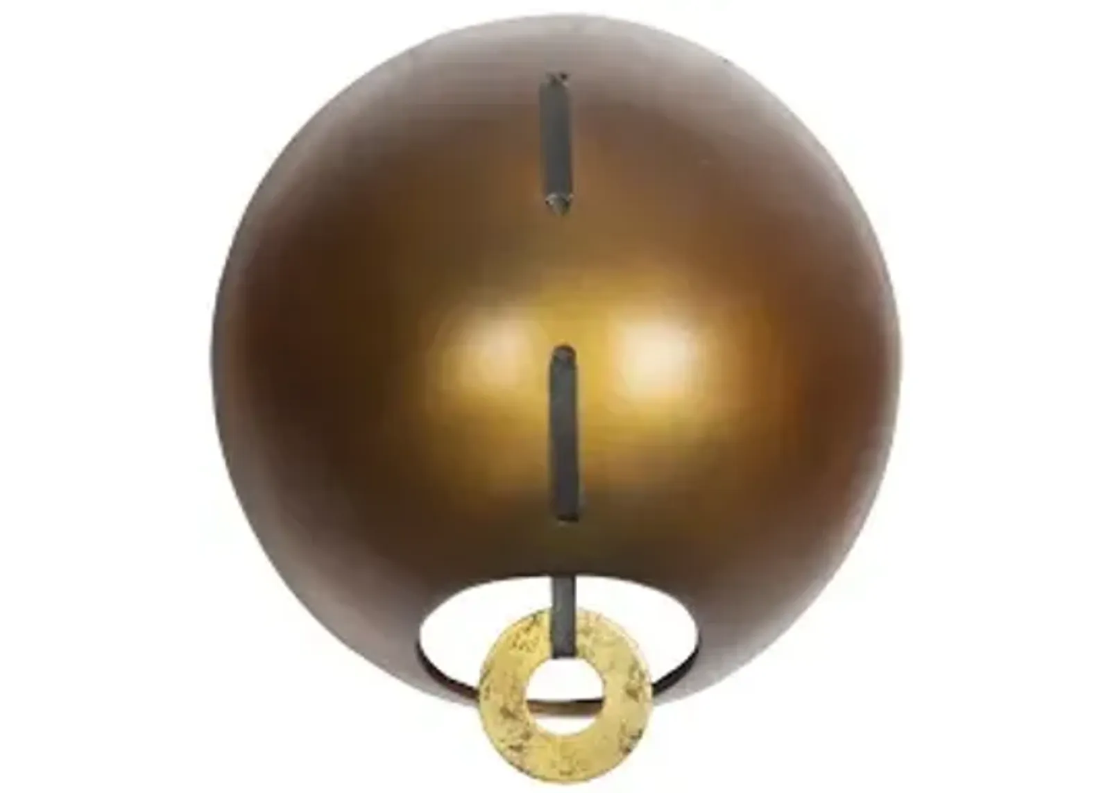 spheres wall tile, bronze