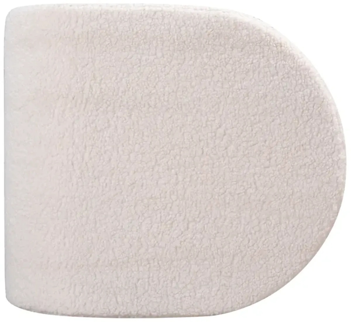 Keeler Pouf - White