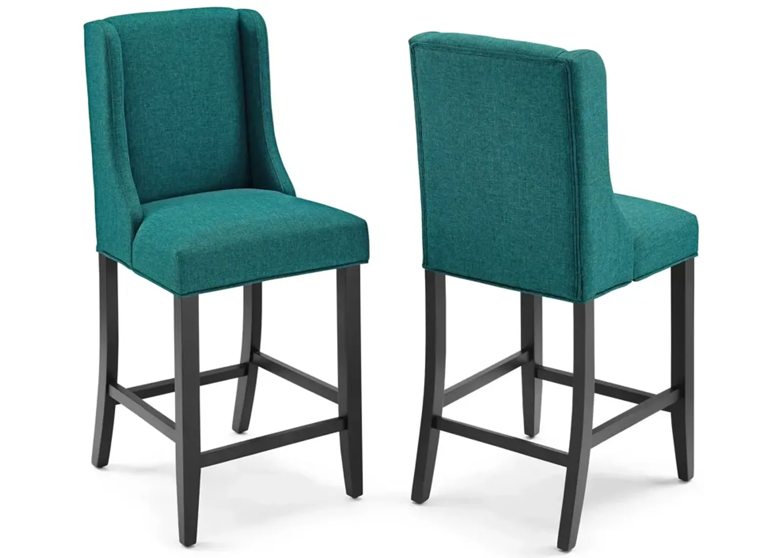 Baron Counter Stool Upholstered Fabric Set of 2