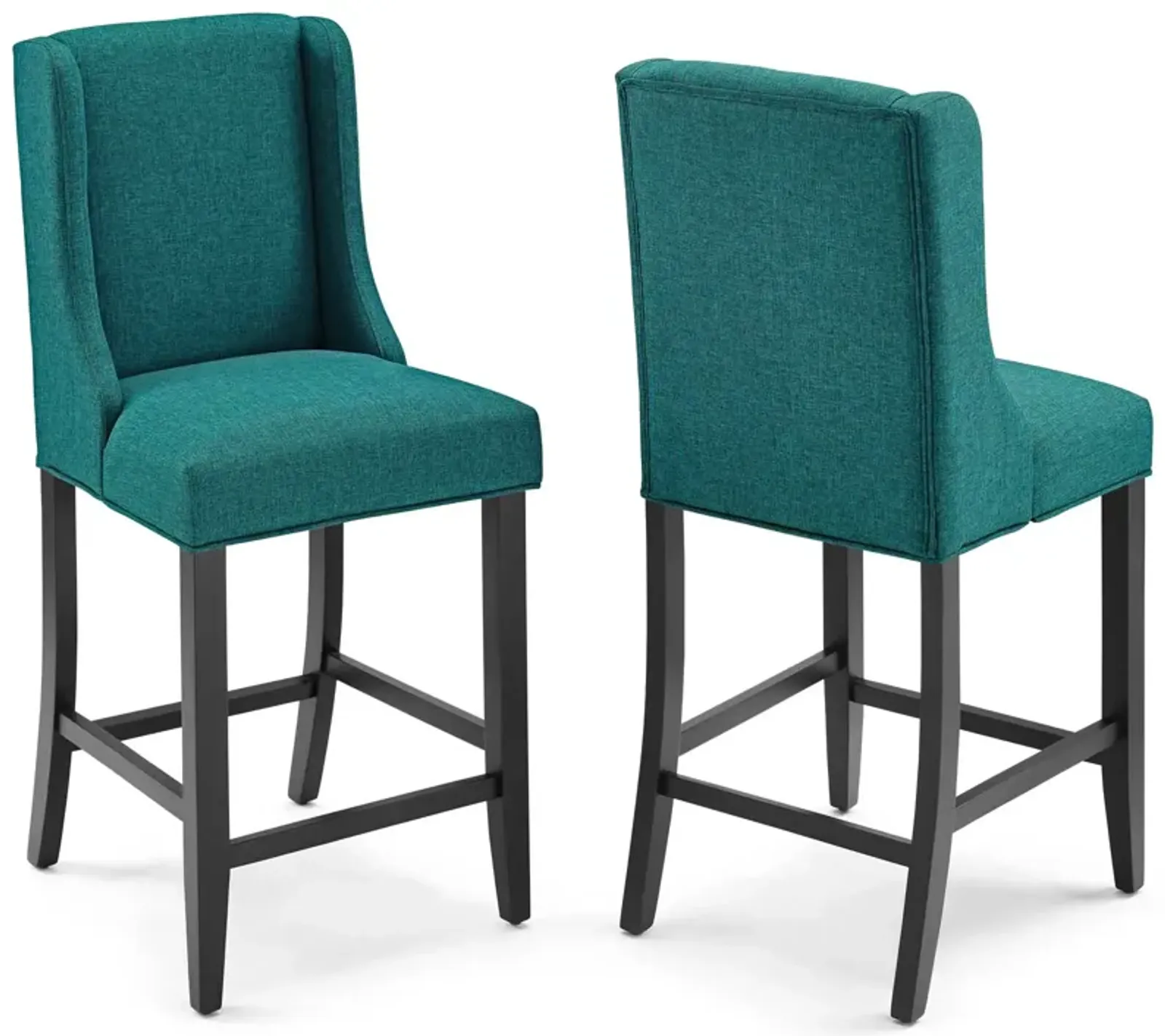 Baron Counter Stool Upholstered Fabric Set of 2