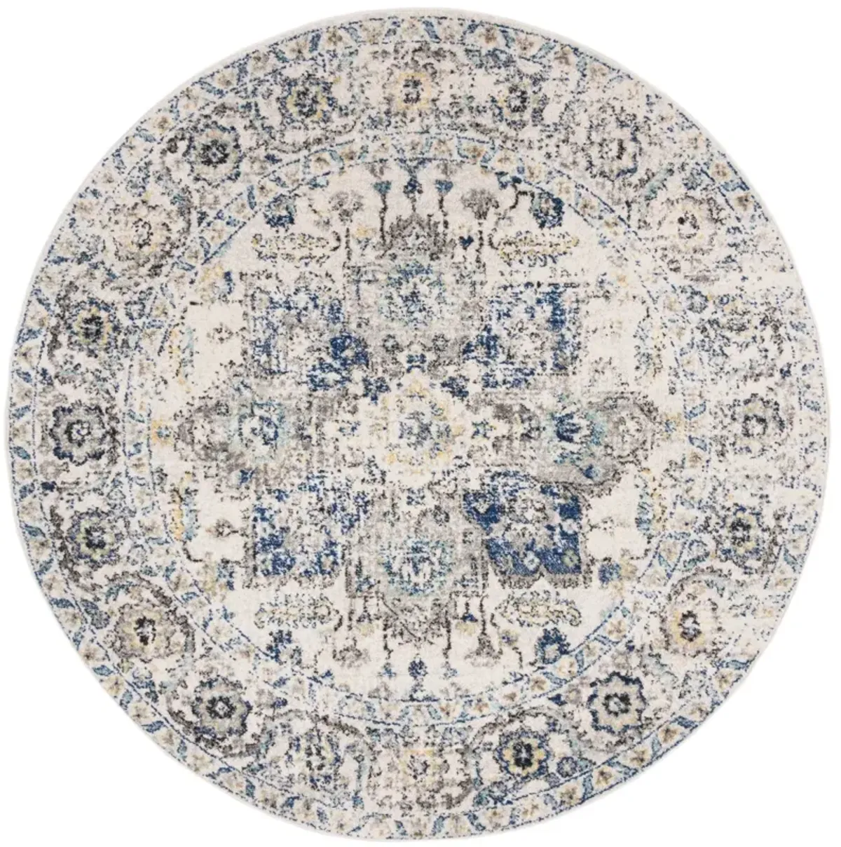 MADISON 603 GREY  8' x 8' Round Round Rug