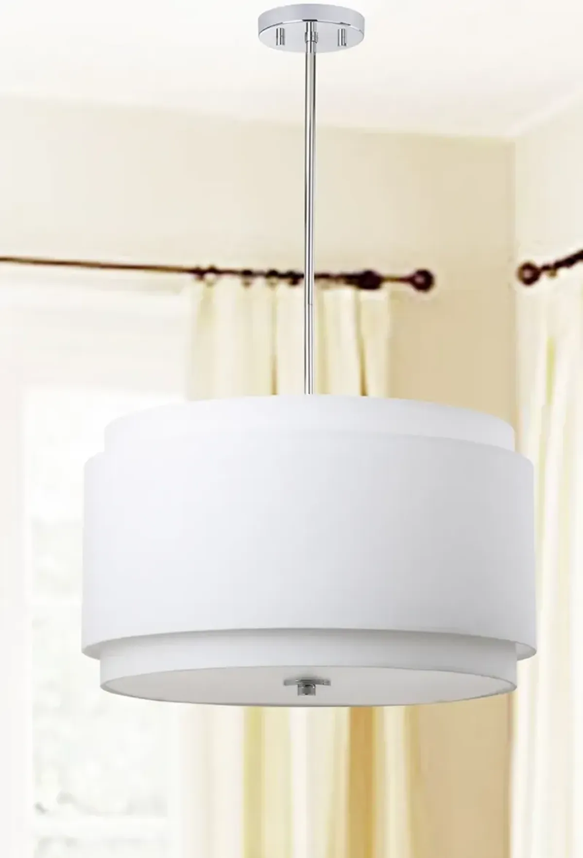 Piran 3 Light 20-Inch Dia Adjustable Pendant