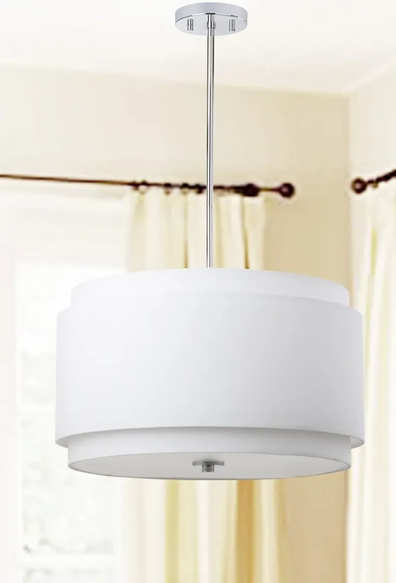 Piran 3 Light 20-Inch Dia Adjustable Pendant