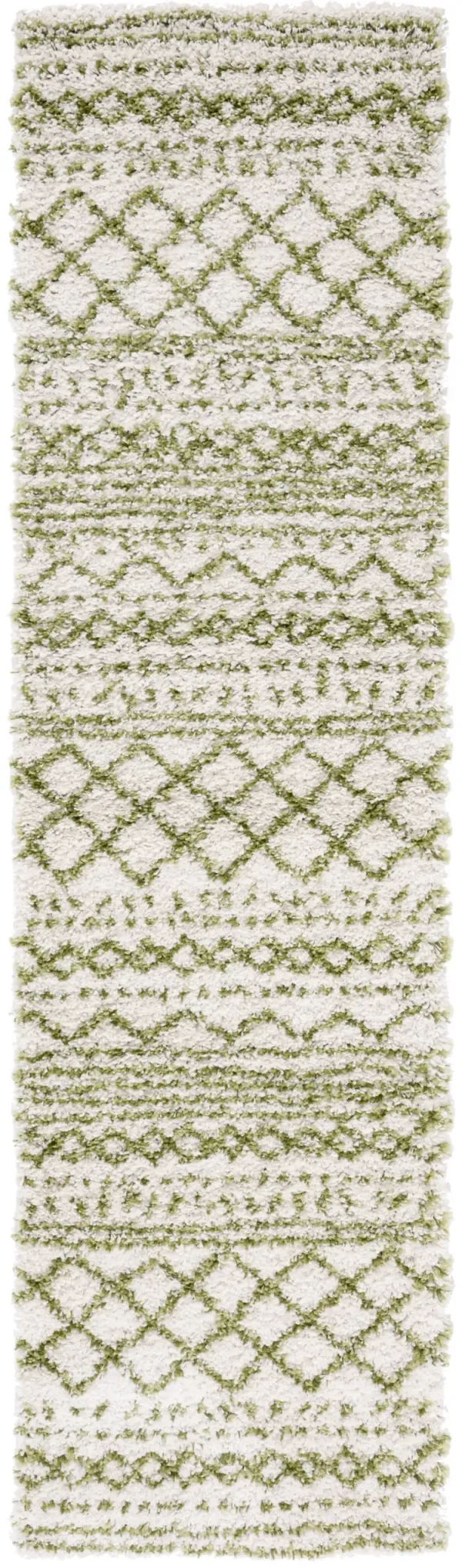 ARIZONA SHAG 741 IVORY  2'-3' x 10' Runner Rug