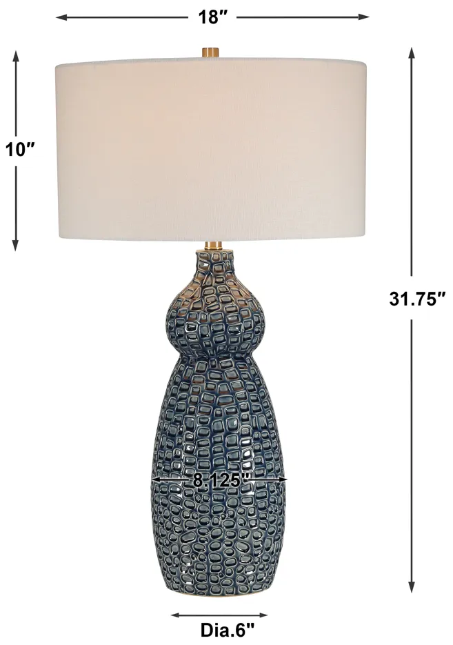 Holloway Cobalt Blue Table Lamp