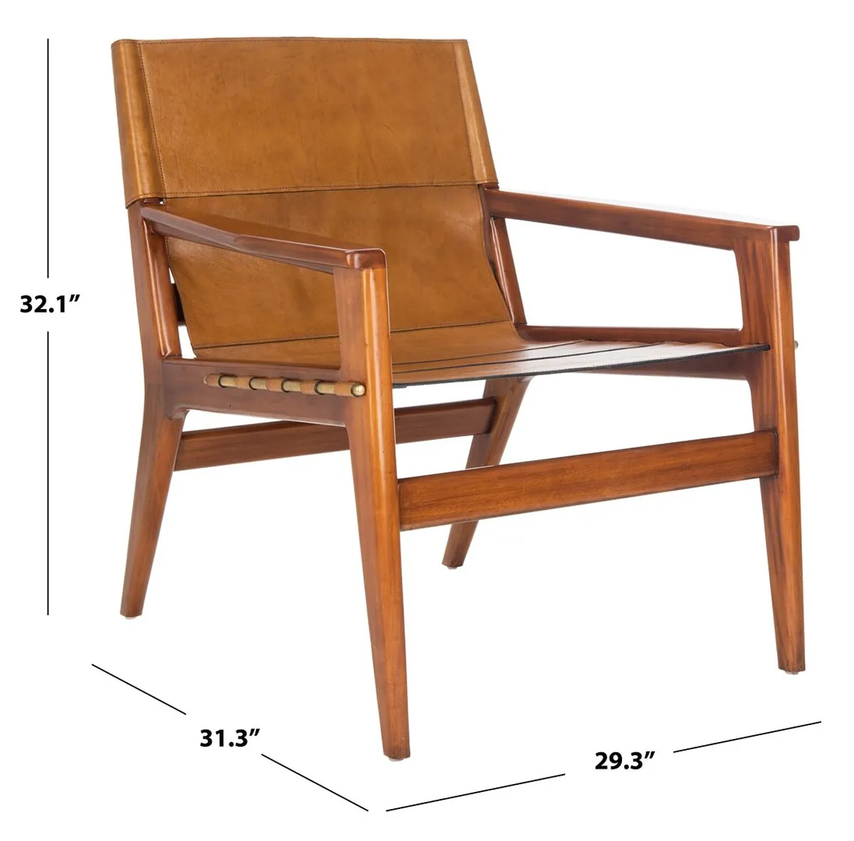 Culkin Leather Sling Chair