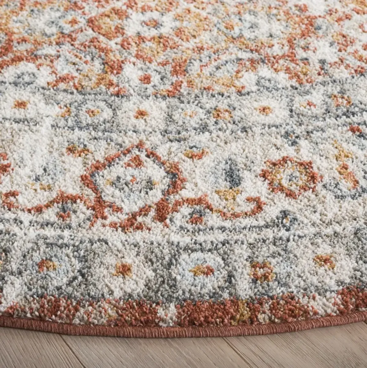 AVALON 210 RUST  6'-7' X 6'-7' Round Round Rug