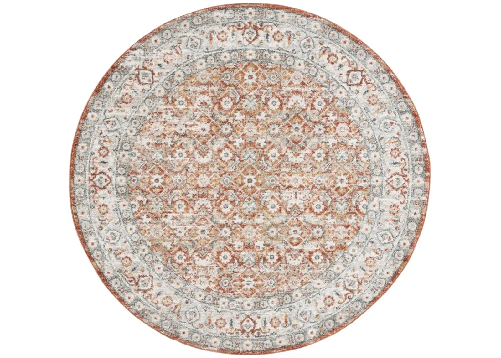 AVALON 210 RUST  6'-7' X 6'-7' Round Round Rug