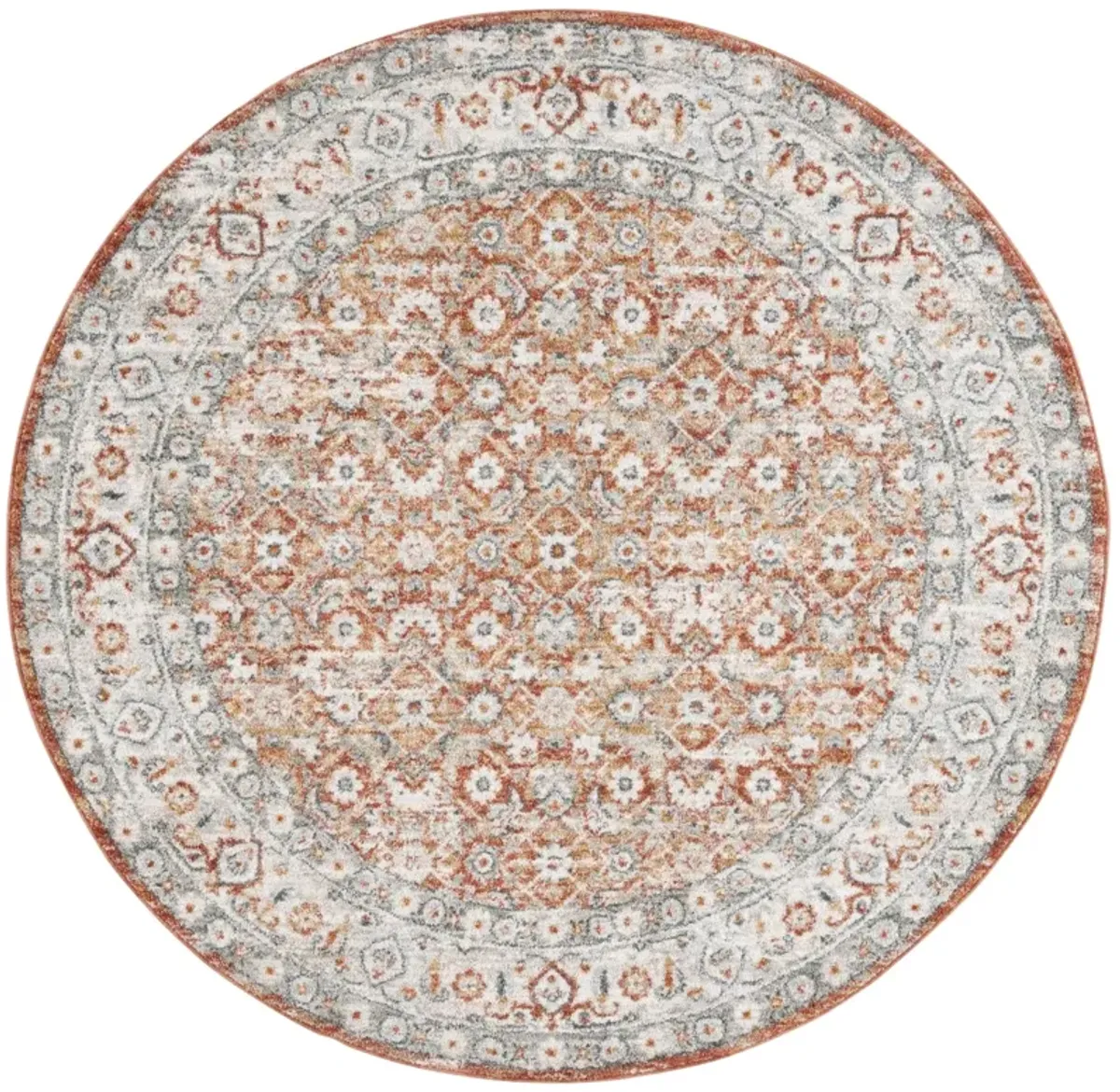 AVALON 210 RUST  6'-7' X 6'-7' Round Round Rug