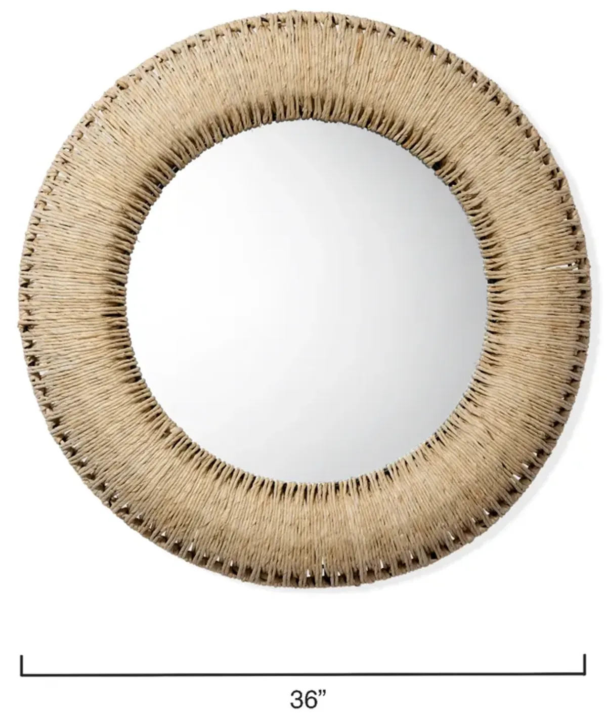 Hollis Round Rope Mirror