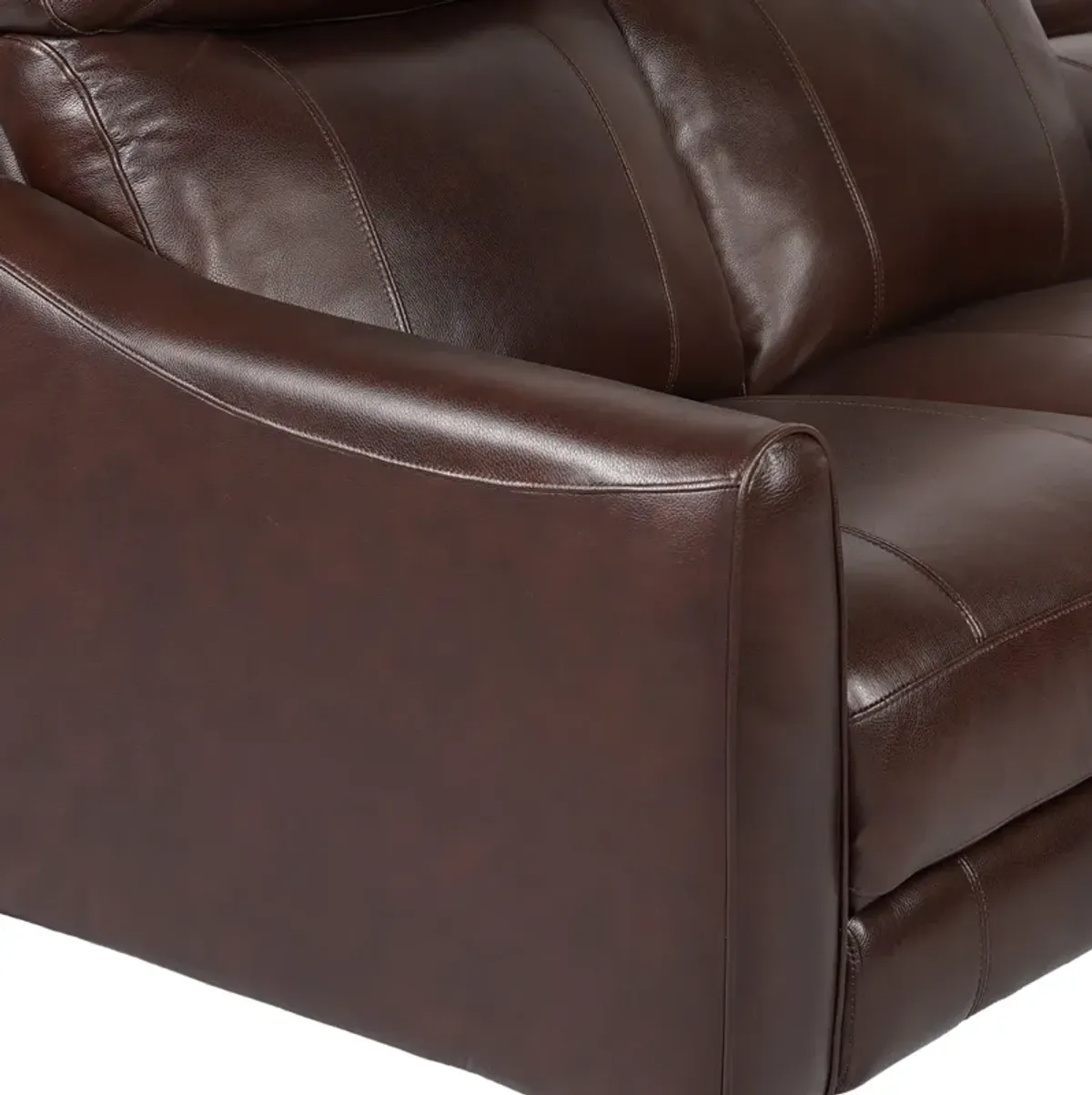 Milos 83" Zero Gravity Power Reclining Sofa in Chocolate Leather