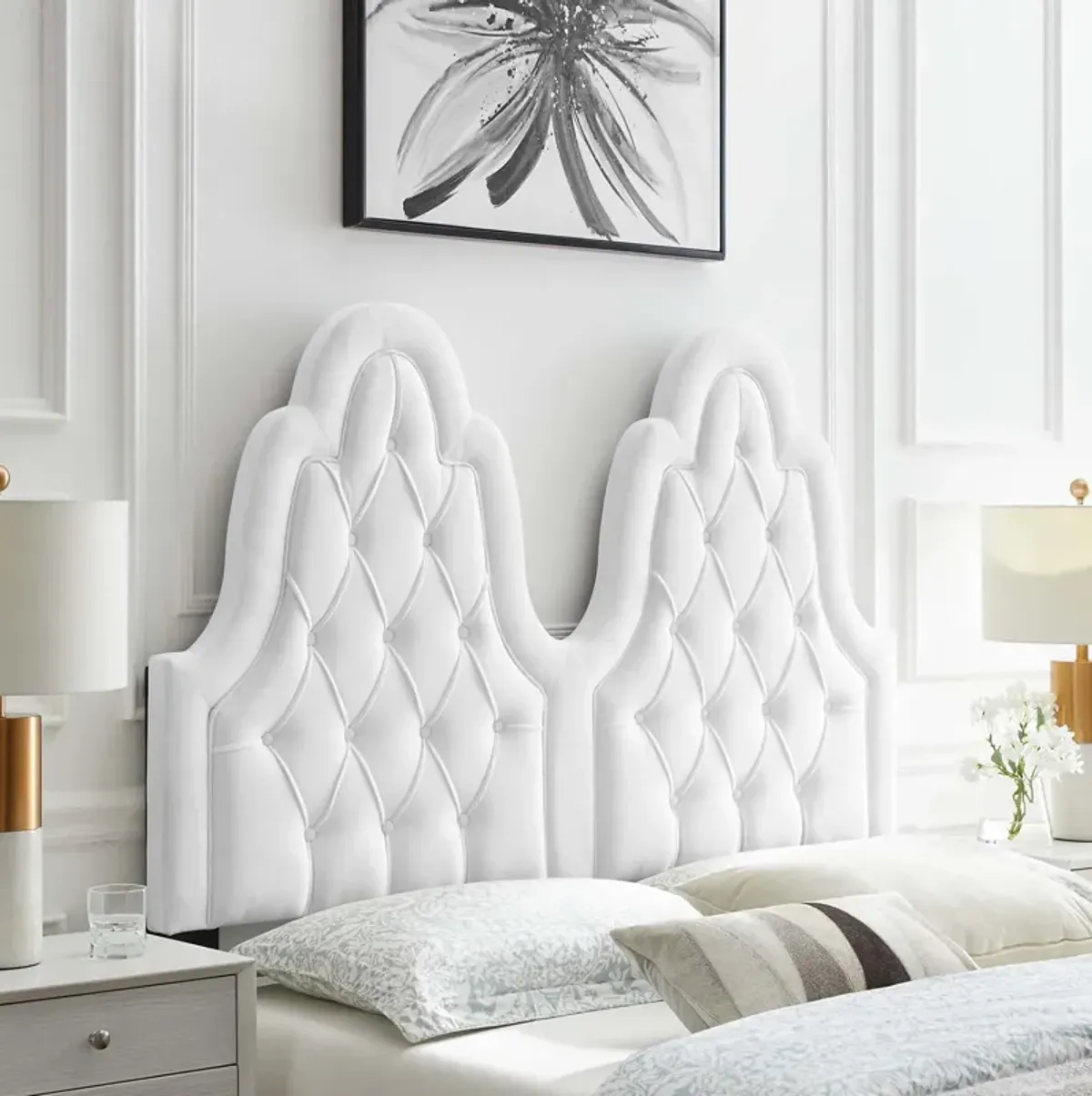 Augustine Tufted Performance Velvet King/California King Headboard