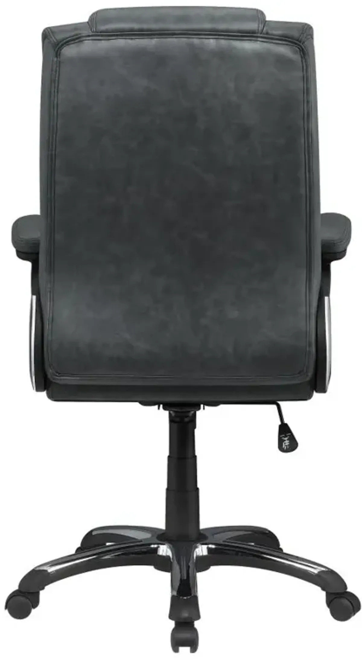 Nerris Adjustable Height Office Chair with Padded Arm Grey and Black