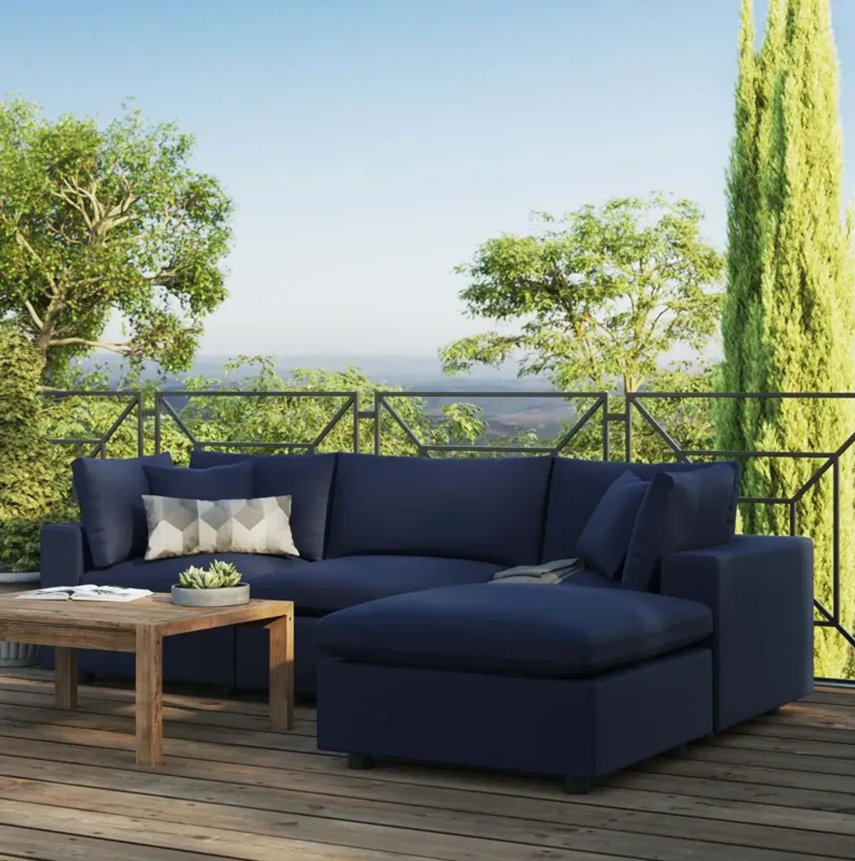 Commix 4-Piece Outdoor Sectional 