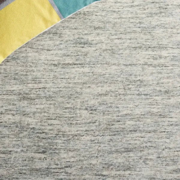 HIMALAYA 593 TEAL 6' x 6' Square Square Rug