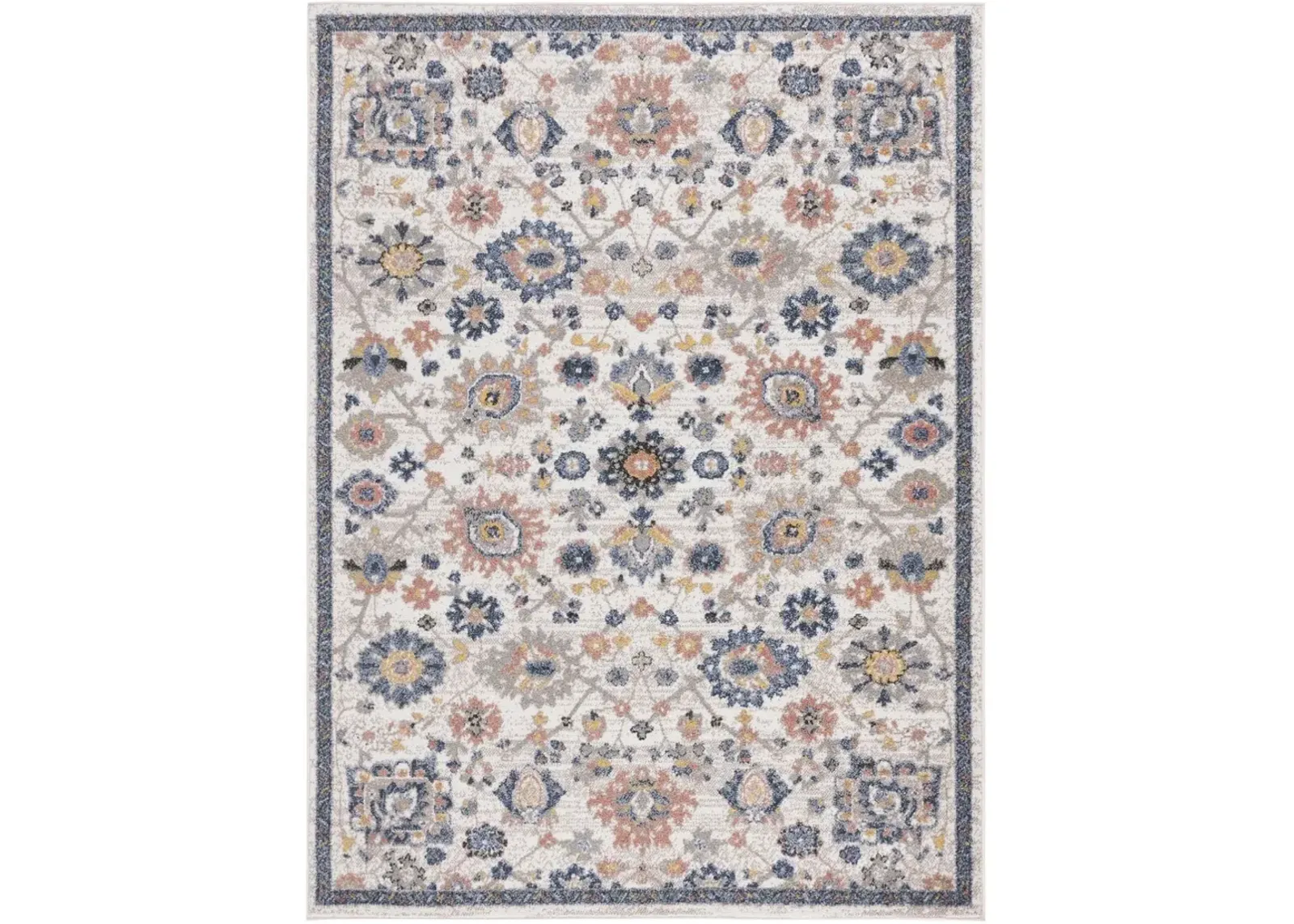 ASTORIA 410 Blue 8' X 10' Large Rectangle Rug