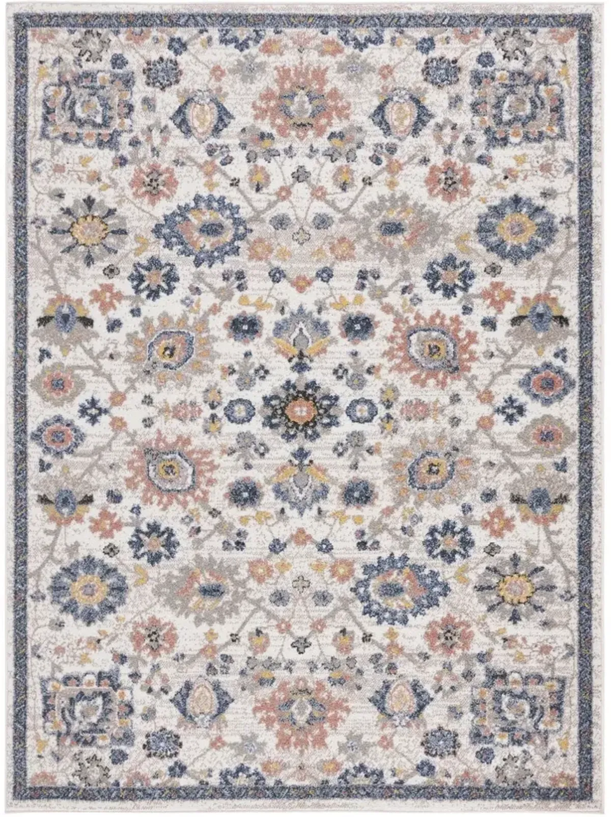 ASTORIA 410 Blue 8' X 10' Large Rectangle Rug