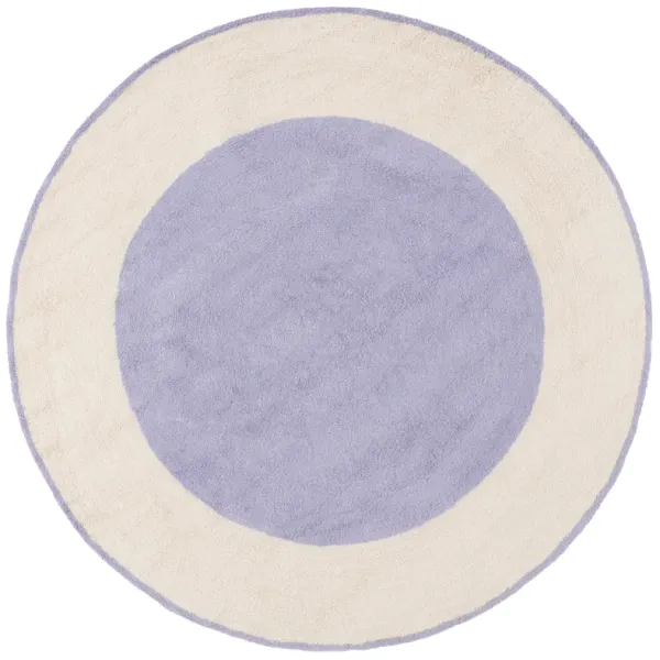 EASY CARE Hand Tufted 5' x 5' Round area rug