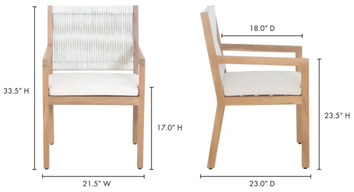 LUCE OUTDOOR DINING CHAIR