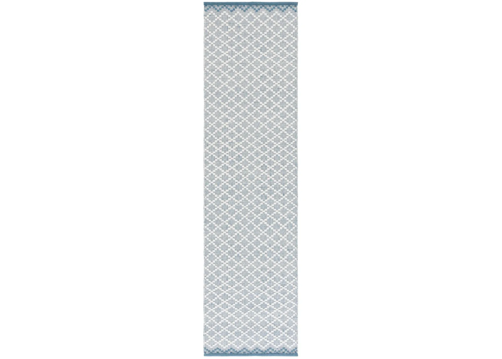 VERMONT 908 BLUE  2'-3' x 9' Runner Rug