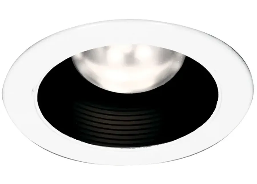 4.75'' Wide 1-Light Recessed Light - Black and White