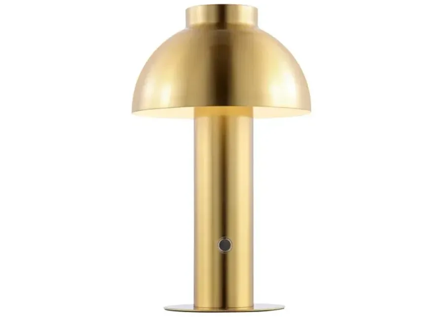 NIARA, 11.5 INCH, BRASS, IRON, RECHARGEABLE LED TABLE LAMP?