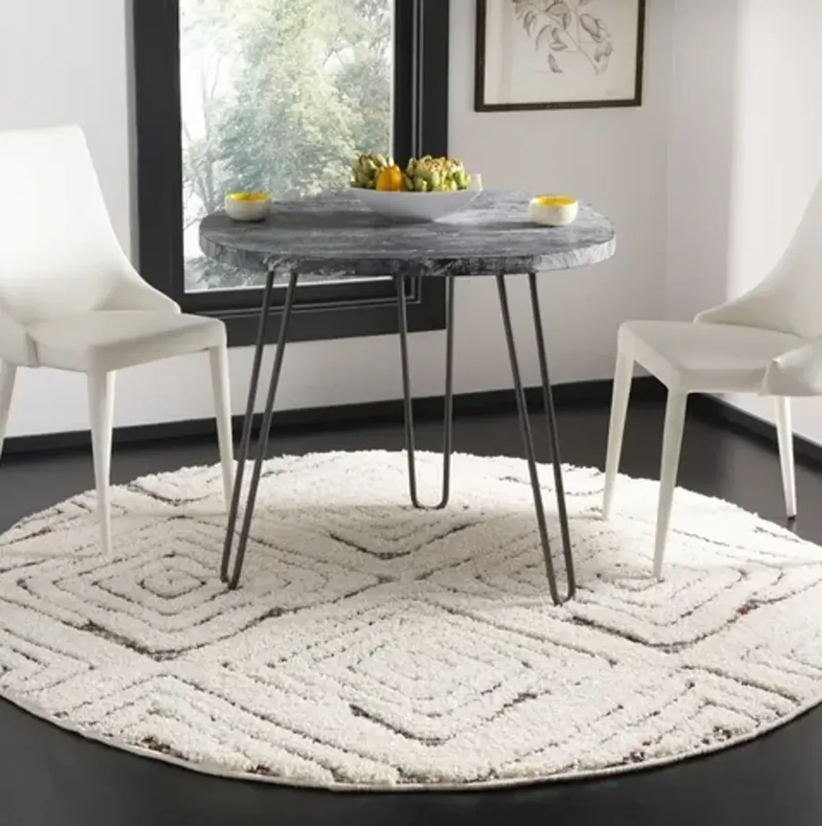 SANTORINI SHAG  Multi 6'-7' X 6'-7' Round Round Rug